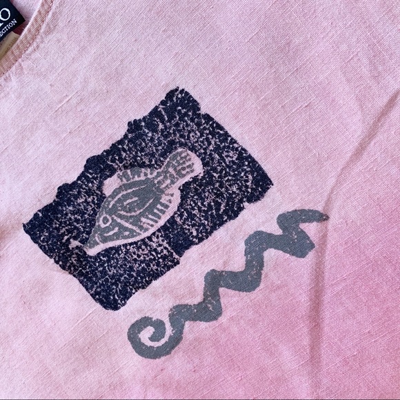 Linen Tie Dye Maxi Dress - Picture 12 of 16